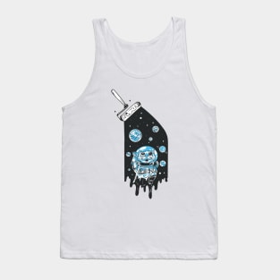 Galaxy Kitty Cat Tank Top